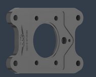 Dual Caliper Bracket Set - Base / GT Brakes - Strange C-Clip Eliminator (05-14 Mustang)