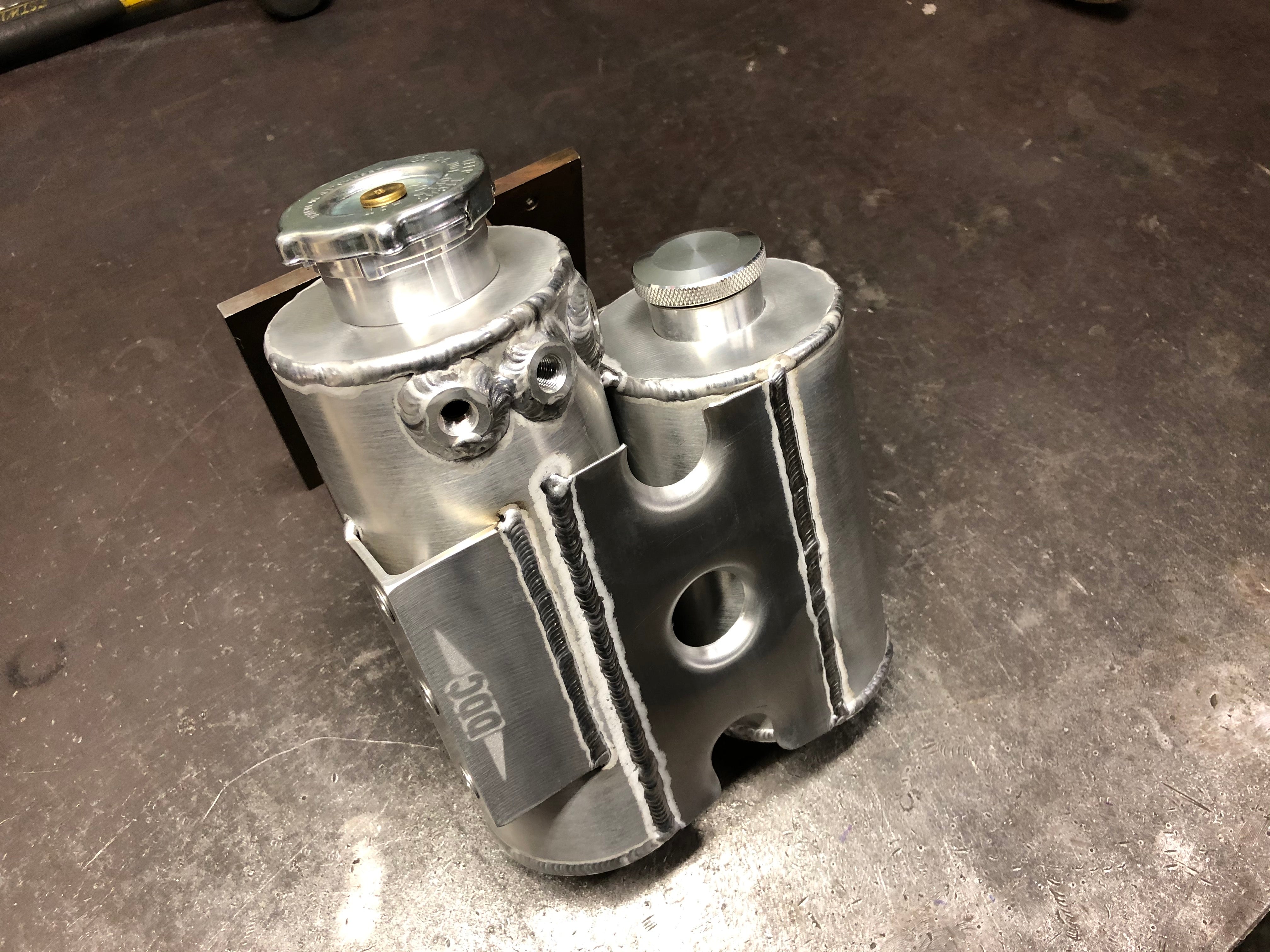 Universal Coolant Expansion Fill Tank Overflow Reservoir / Radiator - View #7